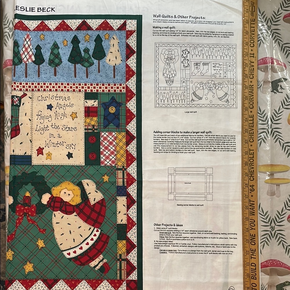 Make a starlight angels wall hanging